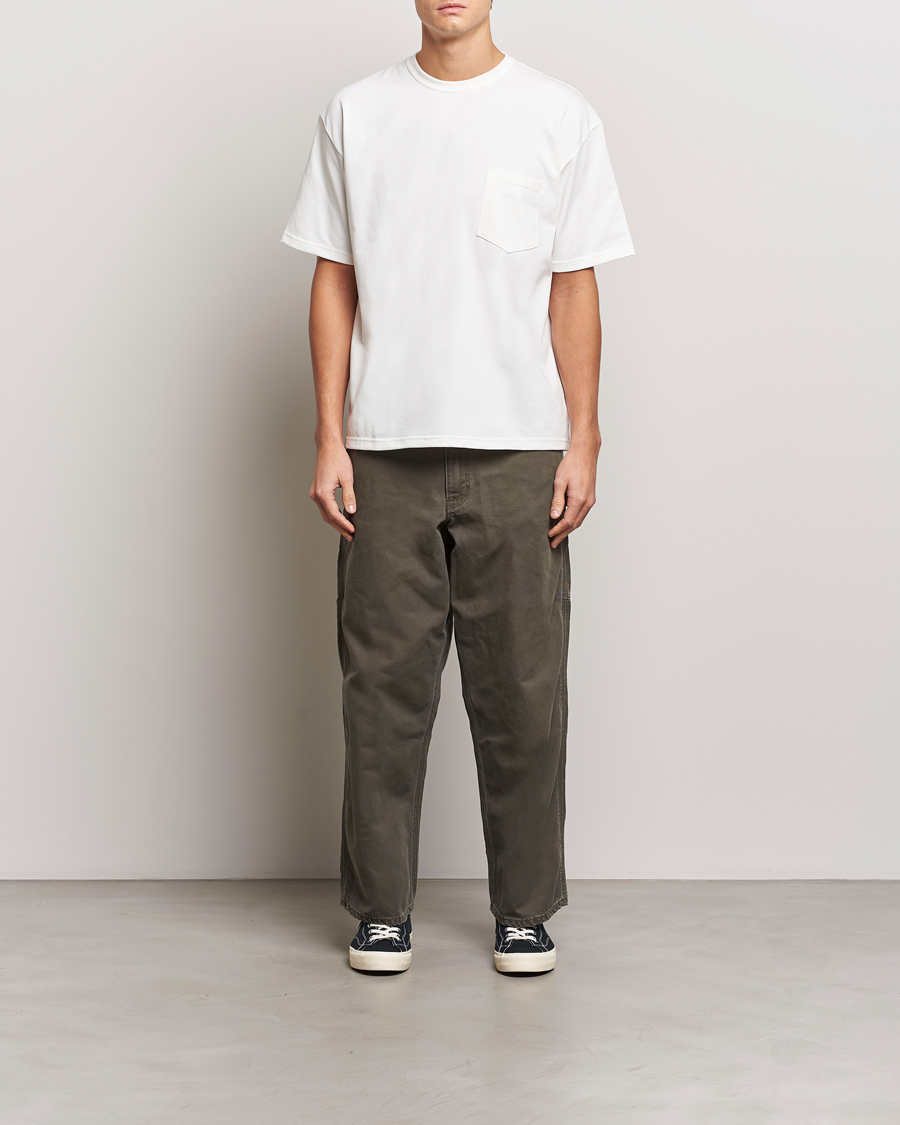 Mies | T-paidat | orSlow | Pocket T-Shirt White