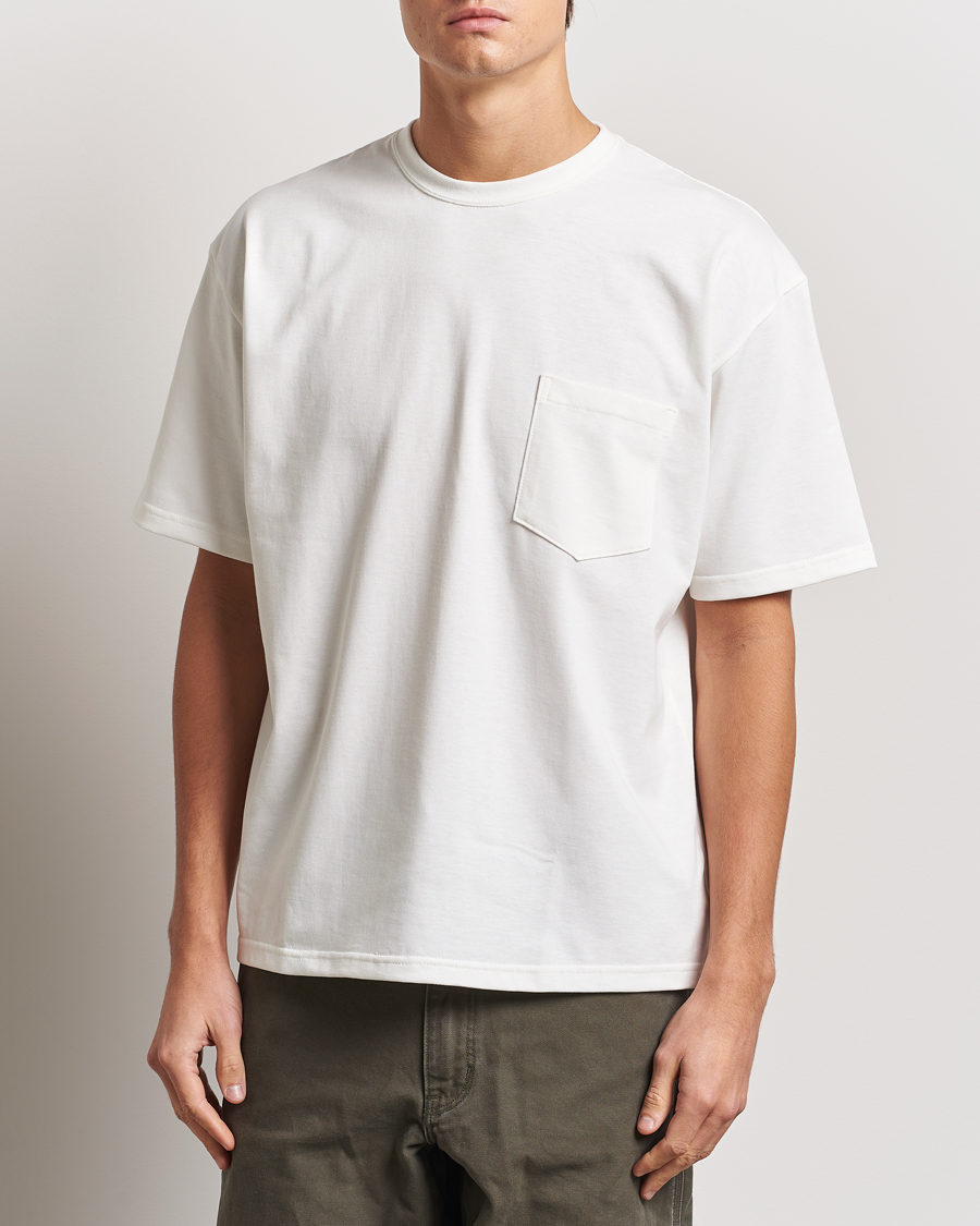 Mies | T-paidat | orSlow | Pocket T-Shirt White
