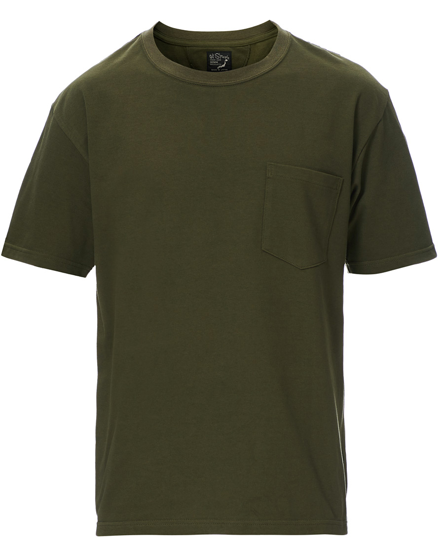 Mies | T-paidat | orSlow | Military Pocket Tee Dark Olive
