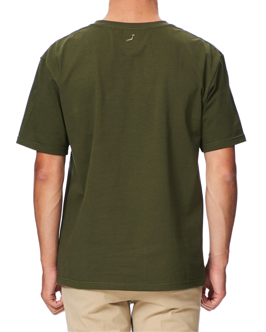 Mies | T-paidat | orSlow | Military Pocket Tee Dark Olive