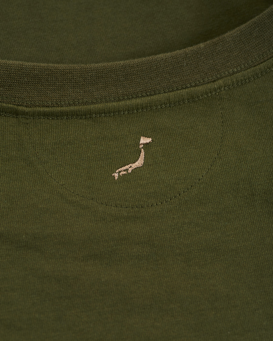 Mies | T-paidat | orSlow | Military Pocket Tee Dark Olive
