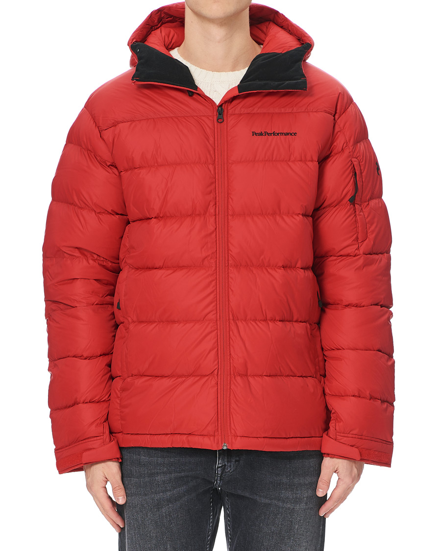Mies | Takit | Peak Performance | Frost Down Hooded Jacket Red