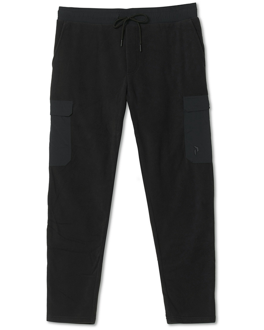Mies | Housut | Peak Performance | Tech Soft Fleece Cargo Pants Black
