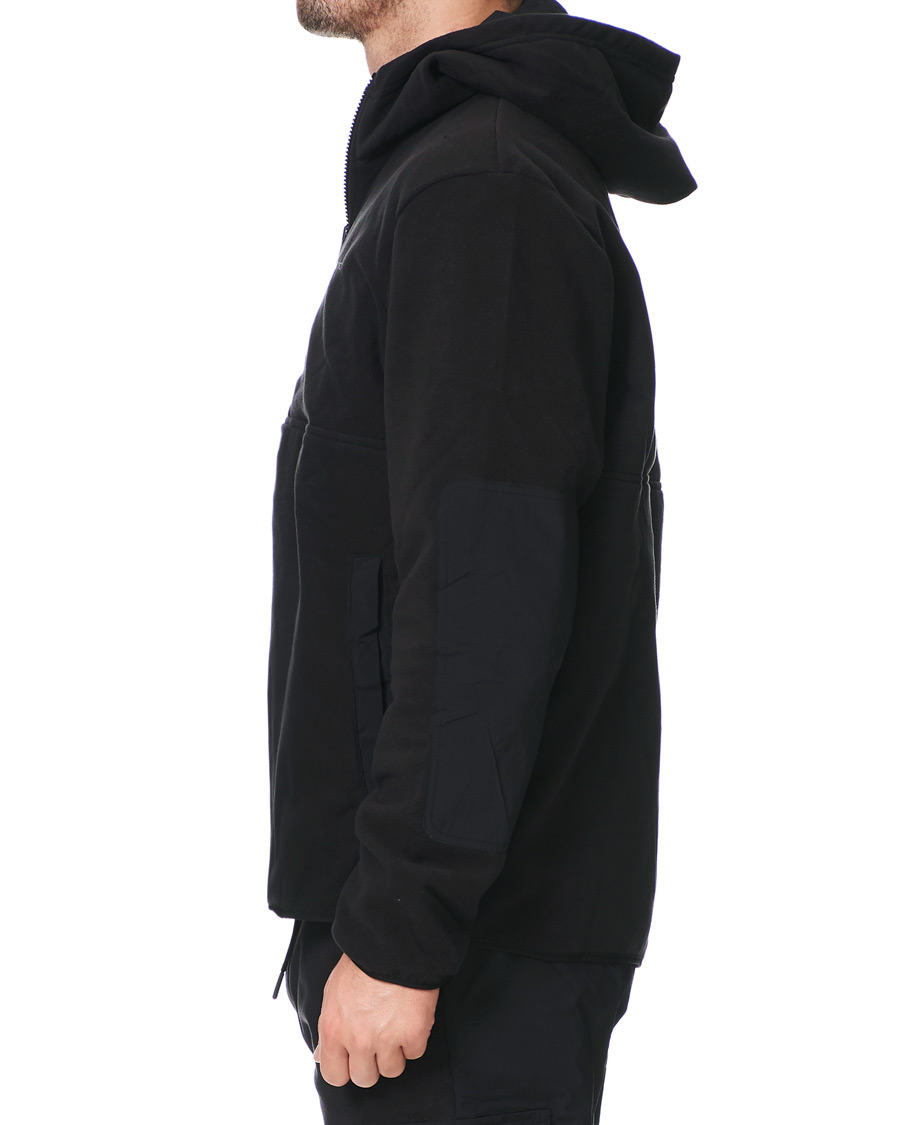 Mies | Puserot | Peak Performance | Tech Soft Fleece Reversible Half Zip Hoodie Black