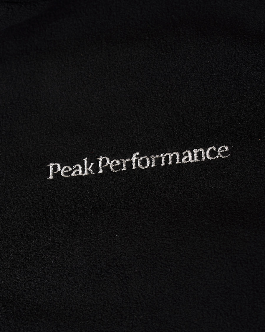 Mies | Puserot | Peak Performance | Tech Soft Fleece Reversible Half Zip Hoodie Black