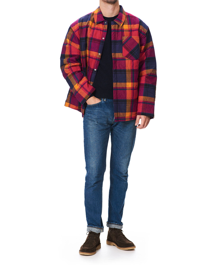 Mies | Kauluspaidat | Peak Performance | Ben Gorham Flannel Liner Overshirt Power Pink