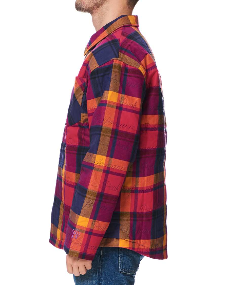 Mies | Kauluspaidat | Peak Performance | Ben Gorham Flannel Liner Overshirt Power Pink