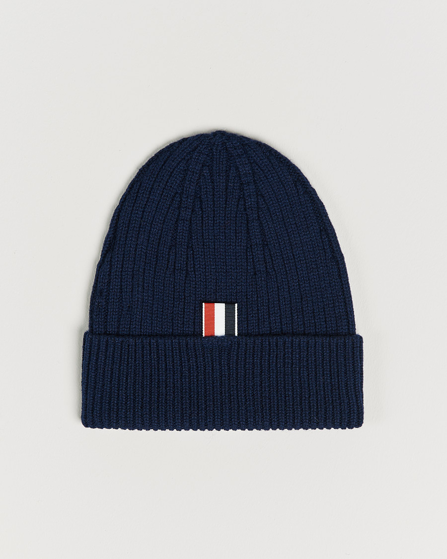 Mies | Päähineet | Thom Browne | Cashmere Rib Hat Navy