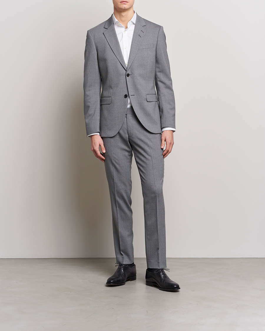 Mies | Housut | Tiger of Sweden | Tordon Wool Suit Trousers Grey