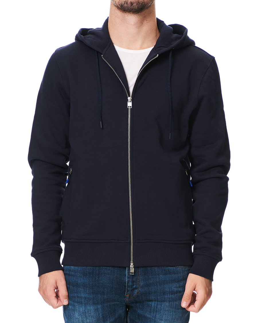 Mies | Puserot | Tiger of Sweden | Movement Namir Full Zip Hoodie Blue