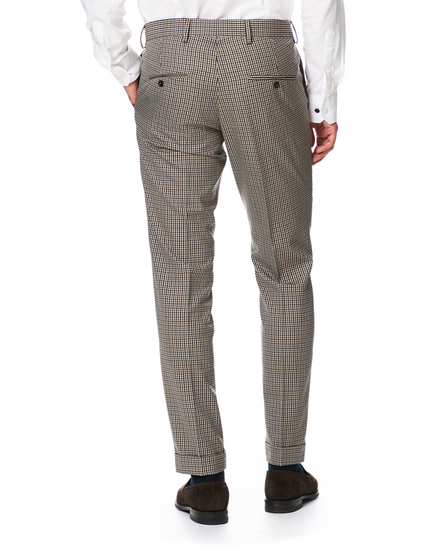 Mies | Housut | Tiger of Sweden | Tillman Checked Trousers Beige