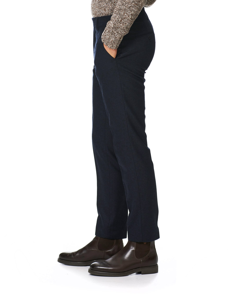 Mies | Housut | Tiger of Sweden | Tordon Flannel Trousers Navy