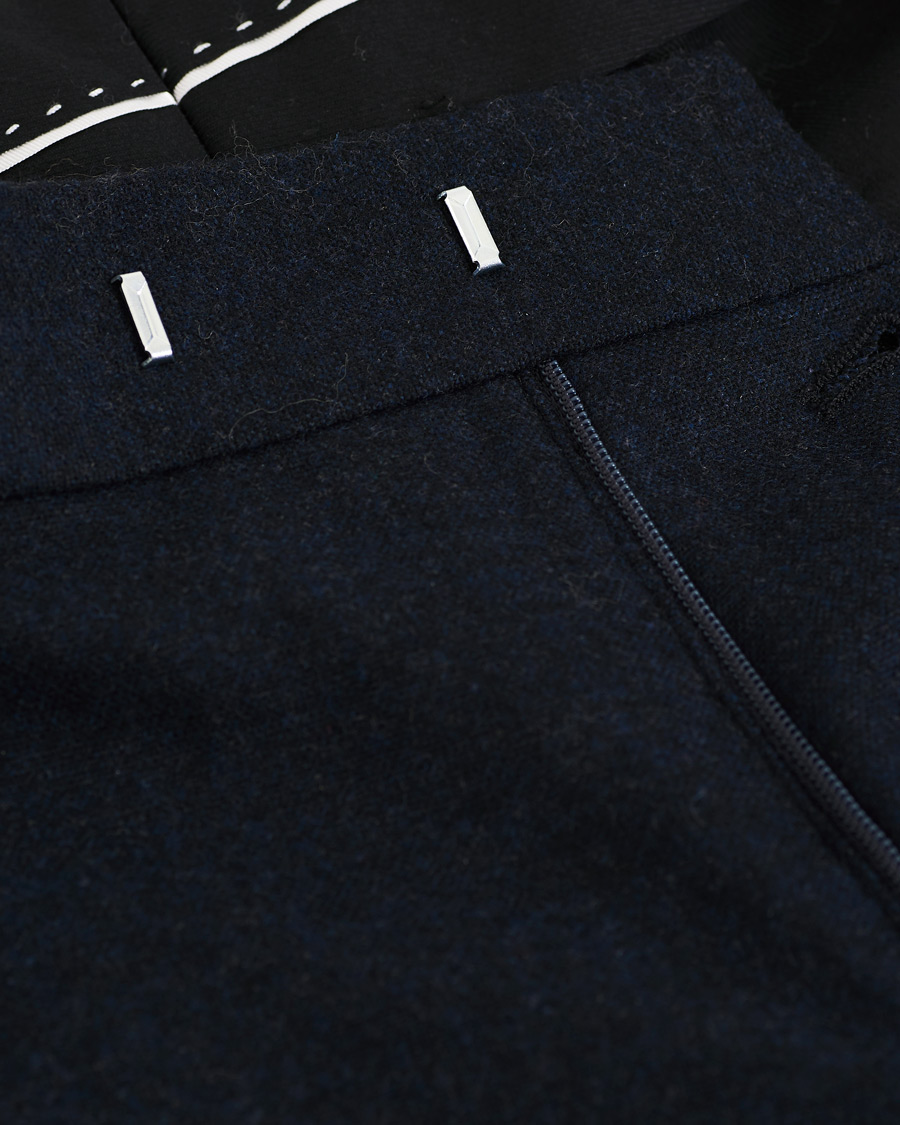 Mies | Housut | Tiger of Sweden | Tordon Flannel Trousers Navy