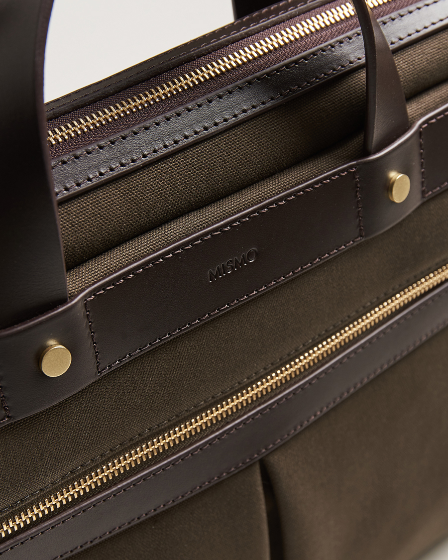 Mies | Laukut | Mismo | MismoM/S Nylon OfficeArmy/Dark Brown