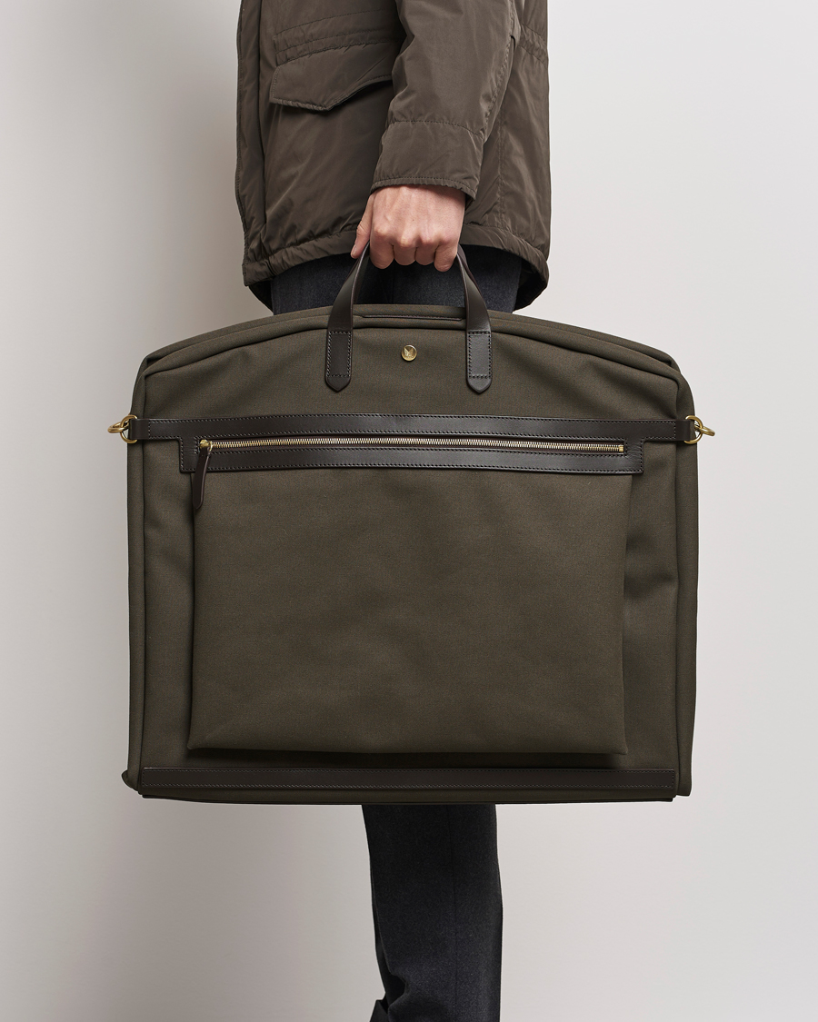 Mies | Business & Beyond | Mismo | M/S Suit Carrier Army/Dark Brown