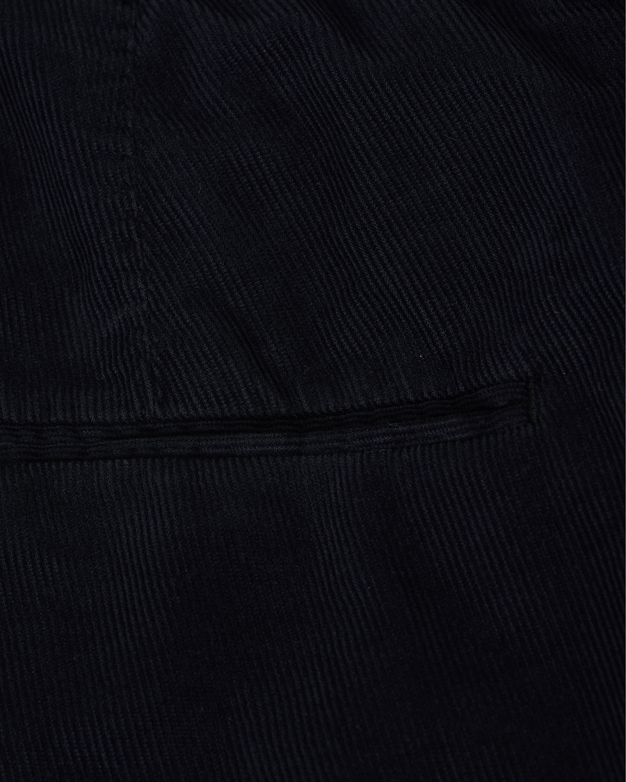 Mies | Housut | Oscar Jacobson | Denz Baby Cord Trousers Navy