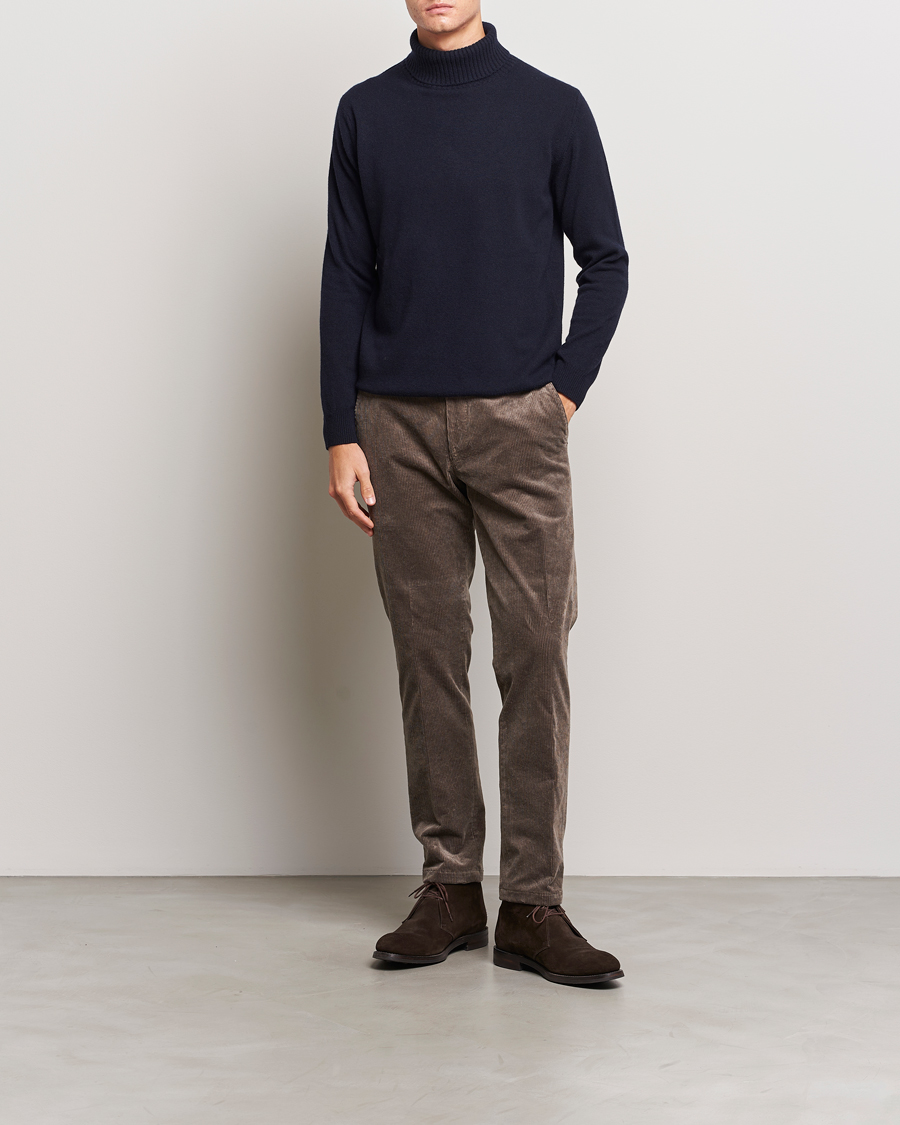 Mies | Housut | Oscar Jacobson | Denz Corduroy Trousers Nutmeg