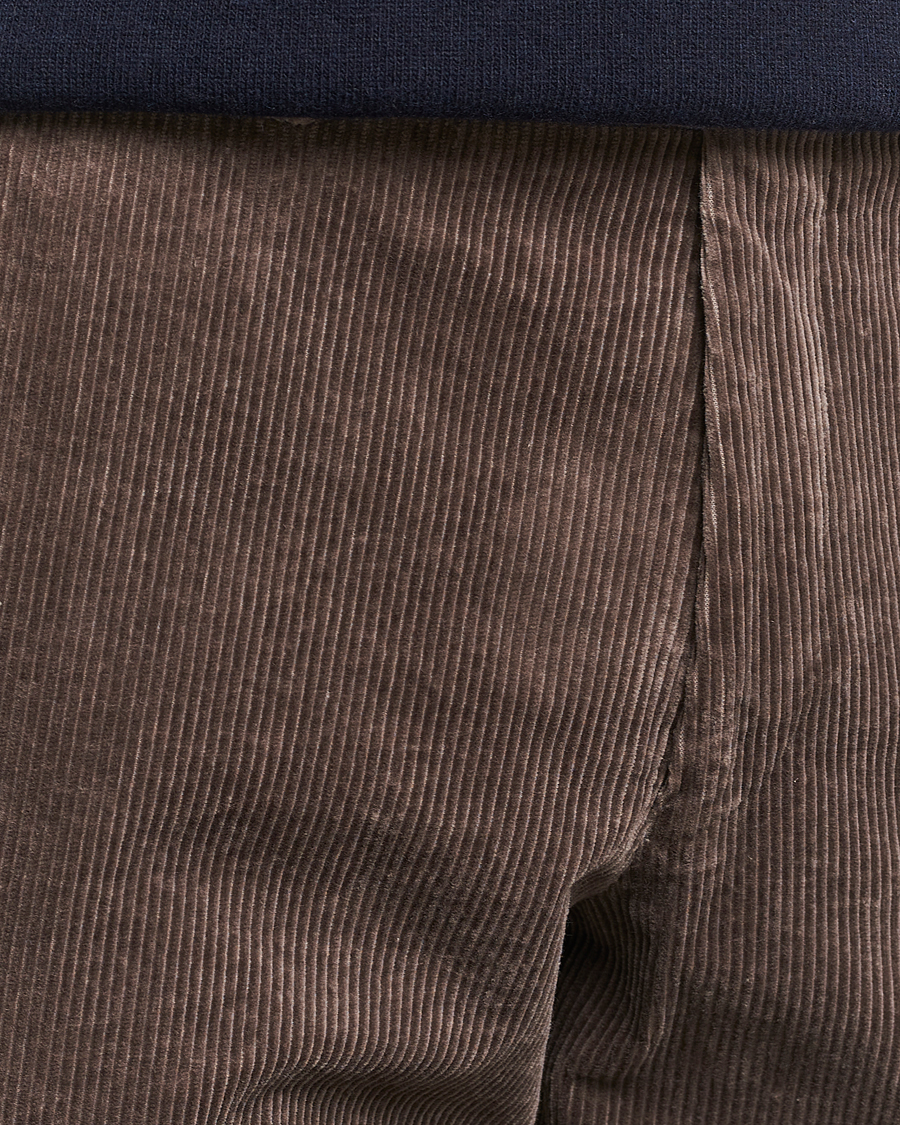 Mies | Housut | Oscar Jacobson | Denz Corduroy Trousers Nutmeg
