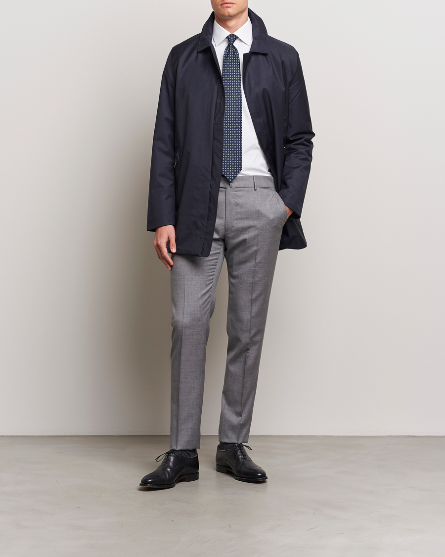 Mies | Takit | UBR | Regulator Coat Savile Dark Navy Wool