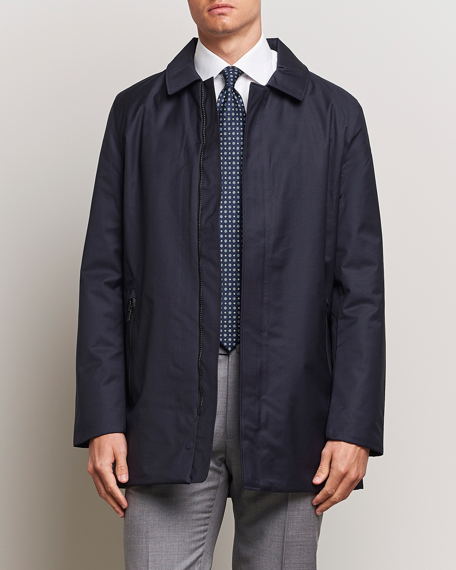 Mies | Takit | UBR | Regulator Coat Savile Dark Navy Wool