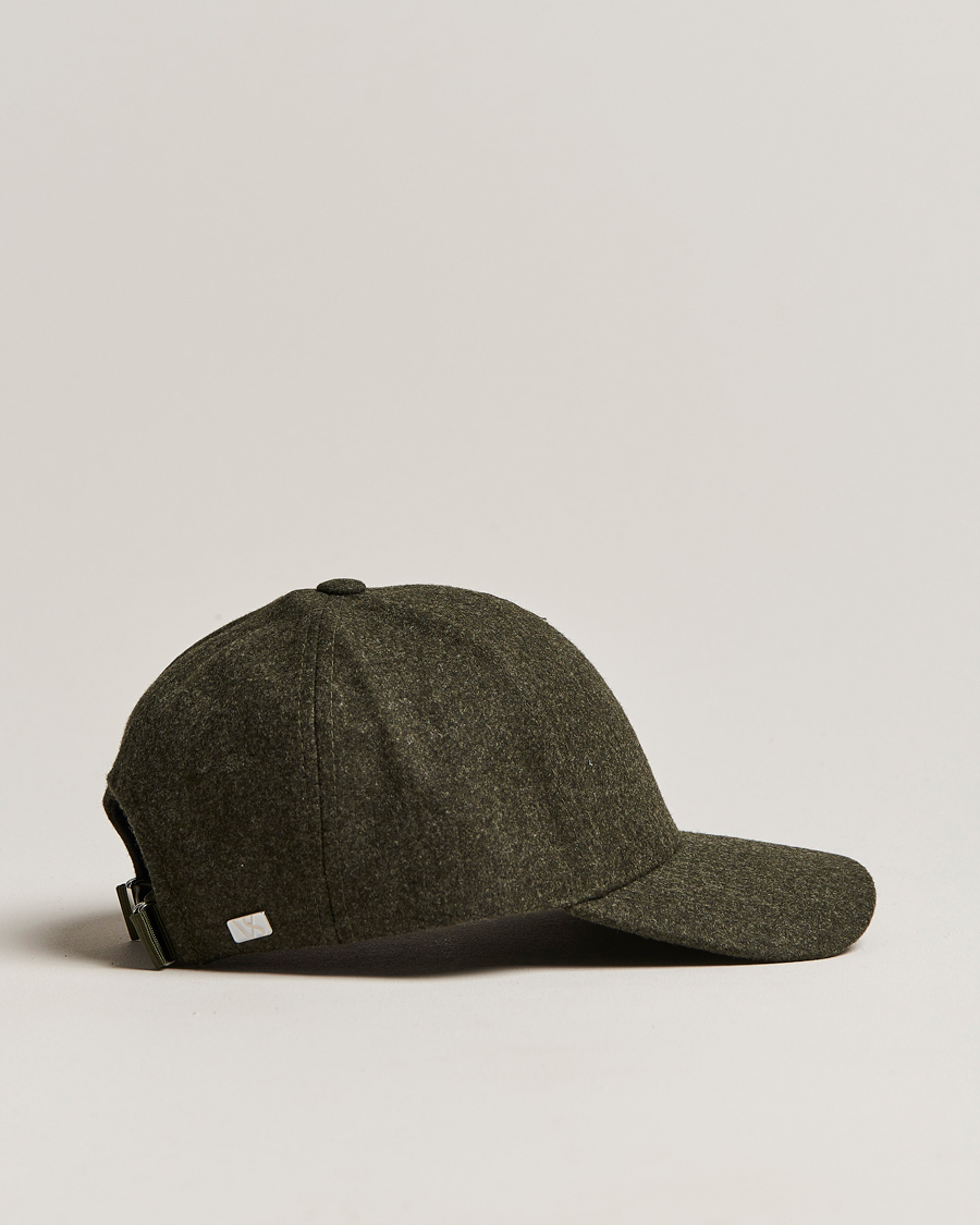 Miehet |  | Varsity Headwear | Flannel Baseball Cap Forest Green