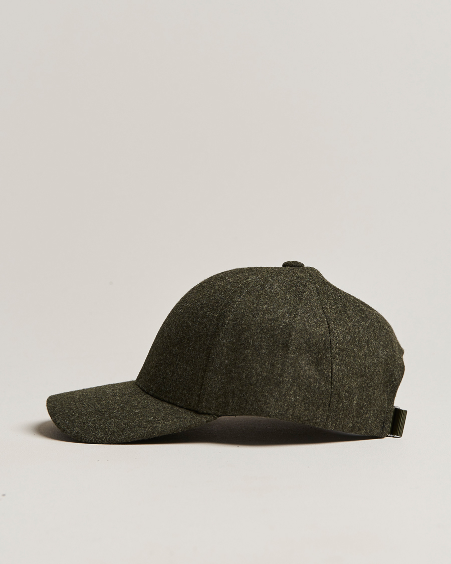 Mies | Päähineet | Varsity Headwear | Flannel Baseball Cap Forest Green
