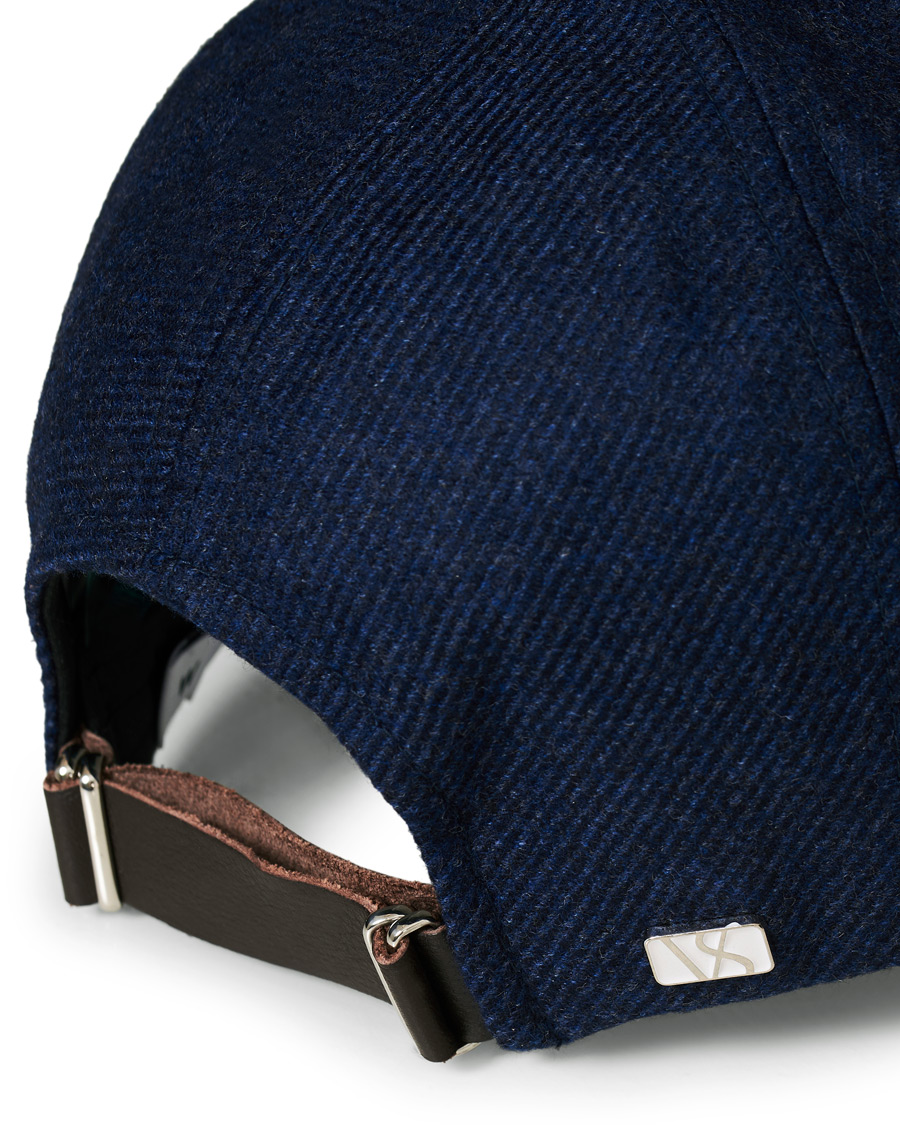 Mies | Varsity Headwear Loro Piana Cashmere Baseball Cap Navy | Varsity Headwear | Loro Piana Cashmere Baseball Cap Navy