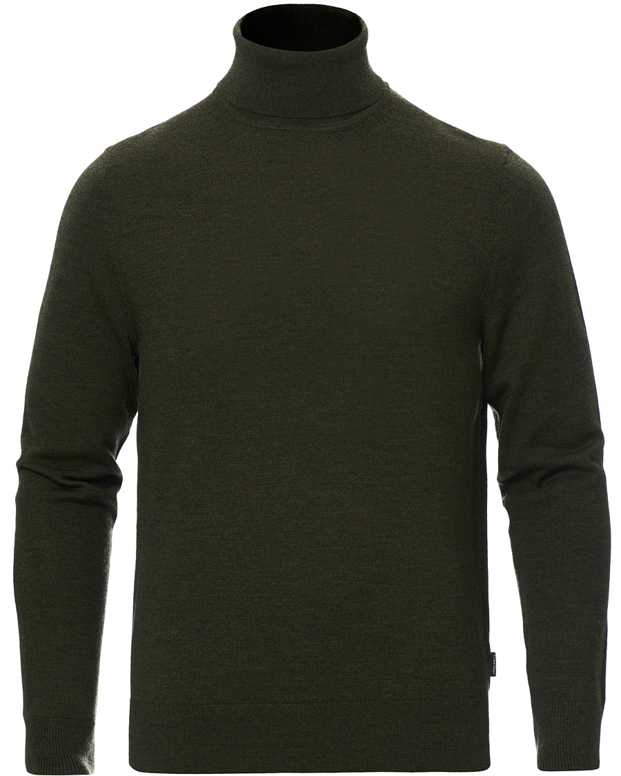 Mies | Puserot | Calvin Klein | Superior Wool Rollneck Dark Olive