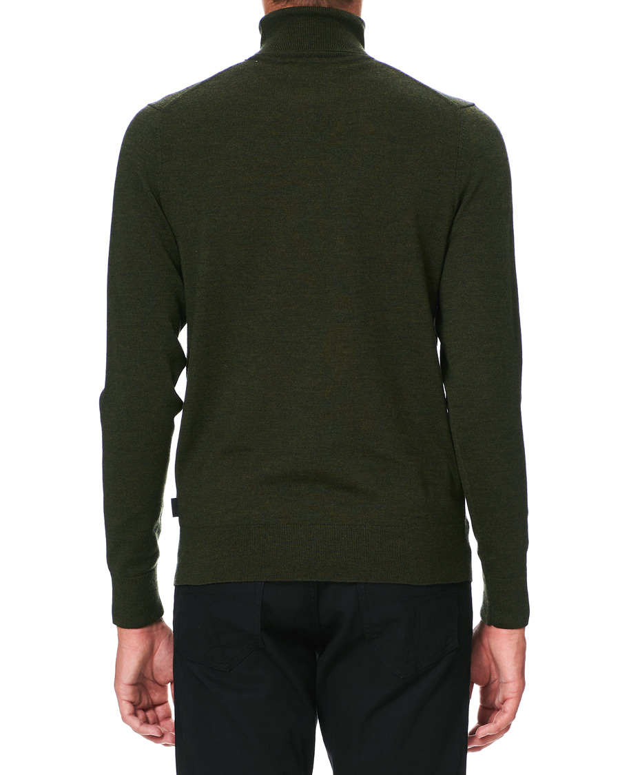 Mies | Puserot | Calvin Klein | Superior Wool Rollneck Dark Olive