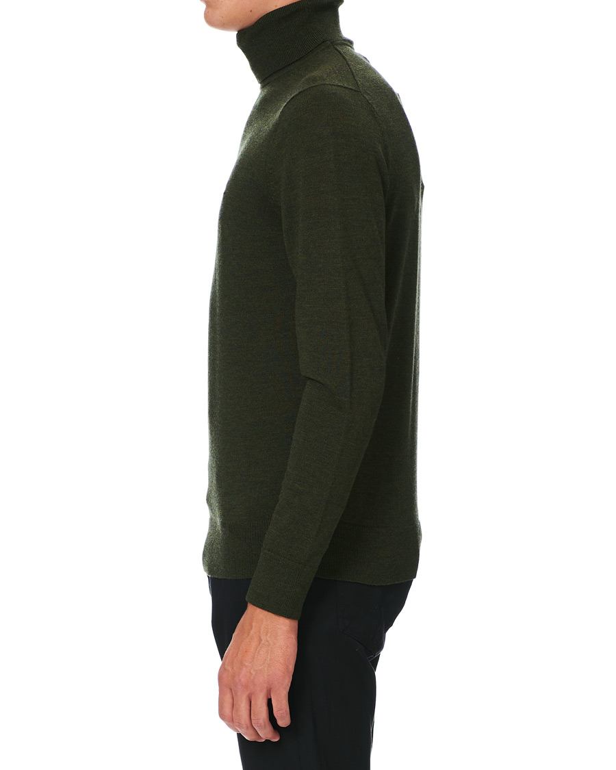 Mies | Puserot | Calvin Klein | Superior Wool Rollneck Dark Olive