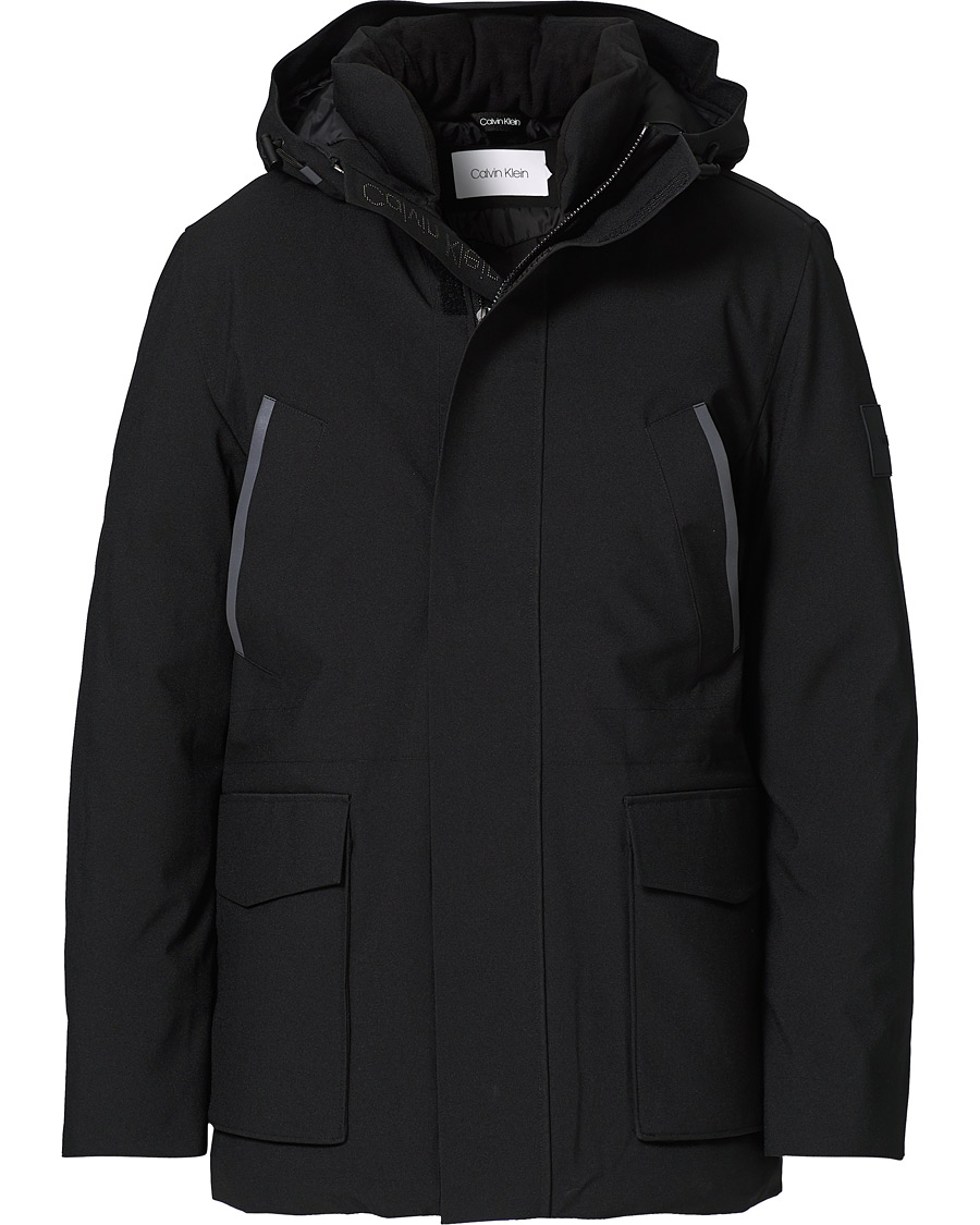 Mies | Takit | Calvin Klein | Premium Canvas Technical Parka Black
