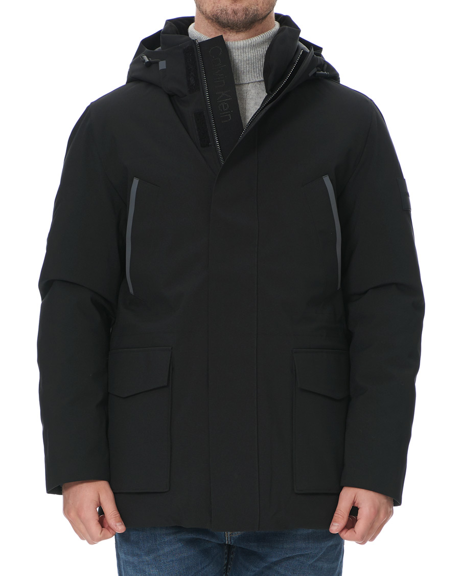 Mies | Takit | Calvin Klein | Premium Canvas Technical Parka Black