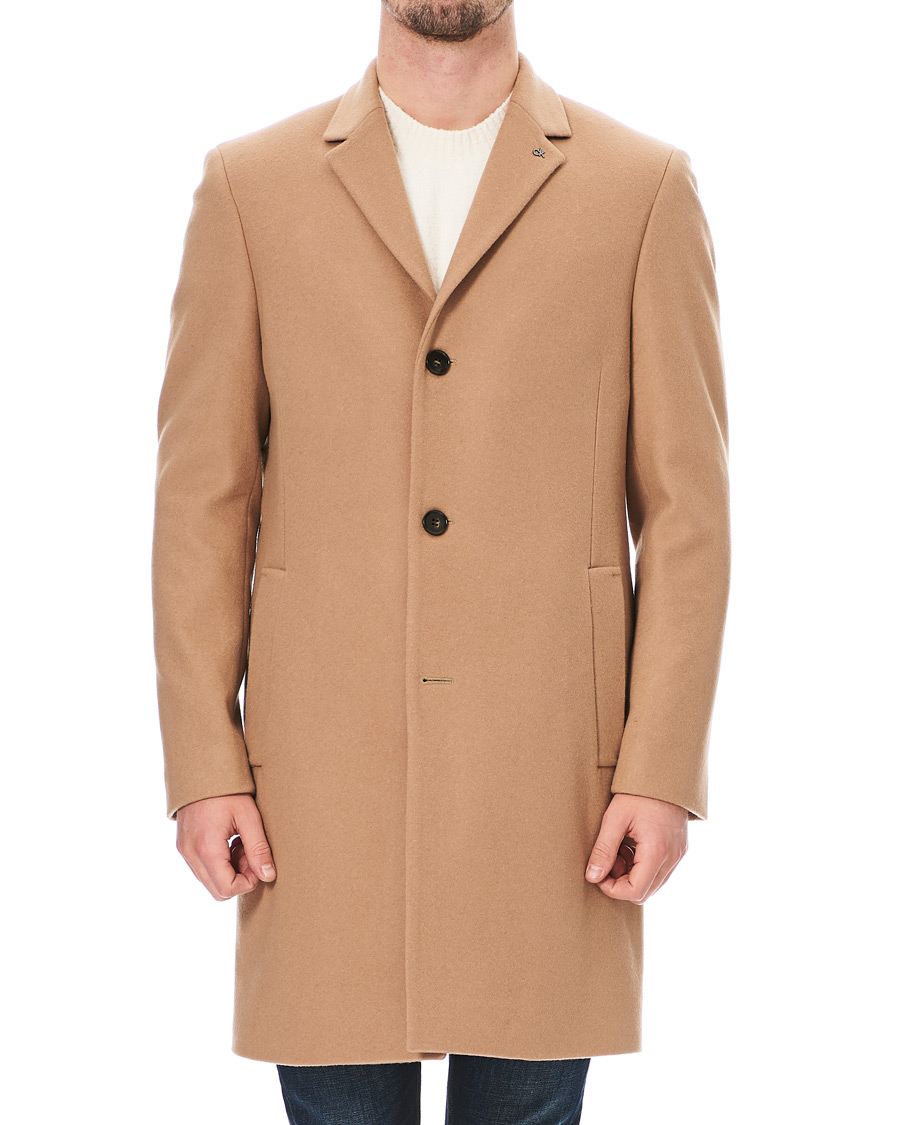 Mies | Takit | Calvin Klein | Wool/Cashmere Coat Camel