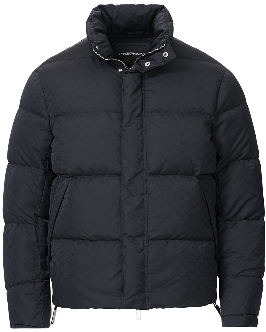 Mies | Takit | Emporio Armani | Tonal Logo Down Jacket Navy