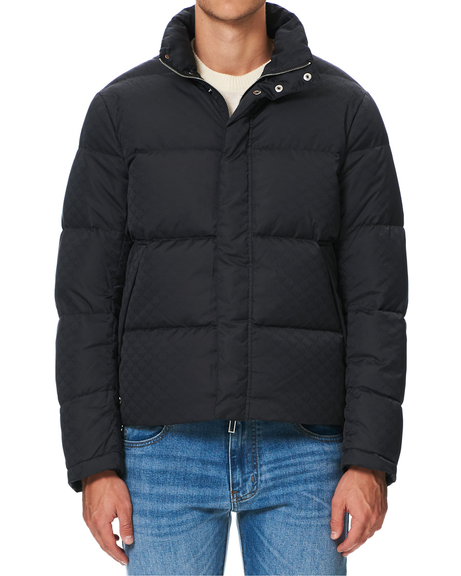 Mies | Takit | Emporio Armani | Tonal Logo Down Jacket Navy