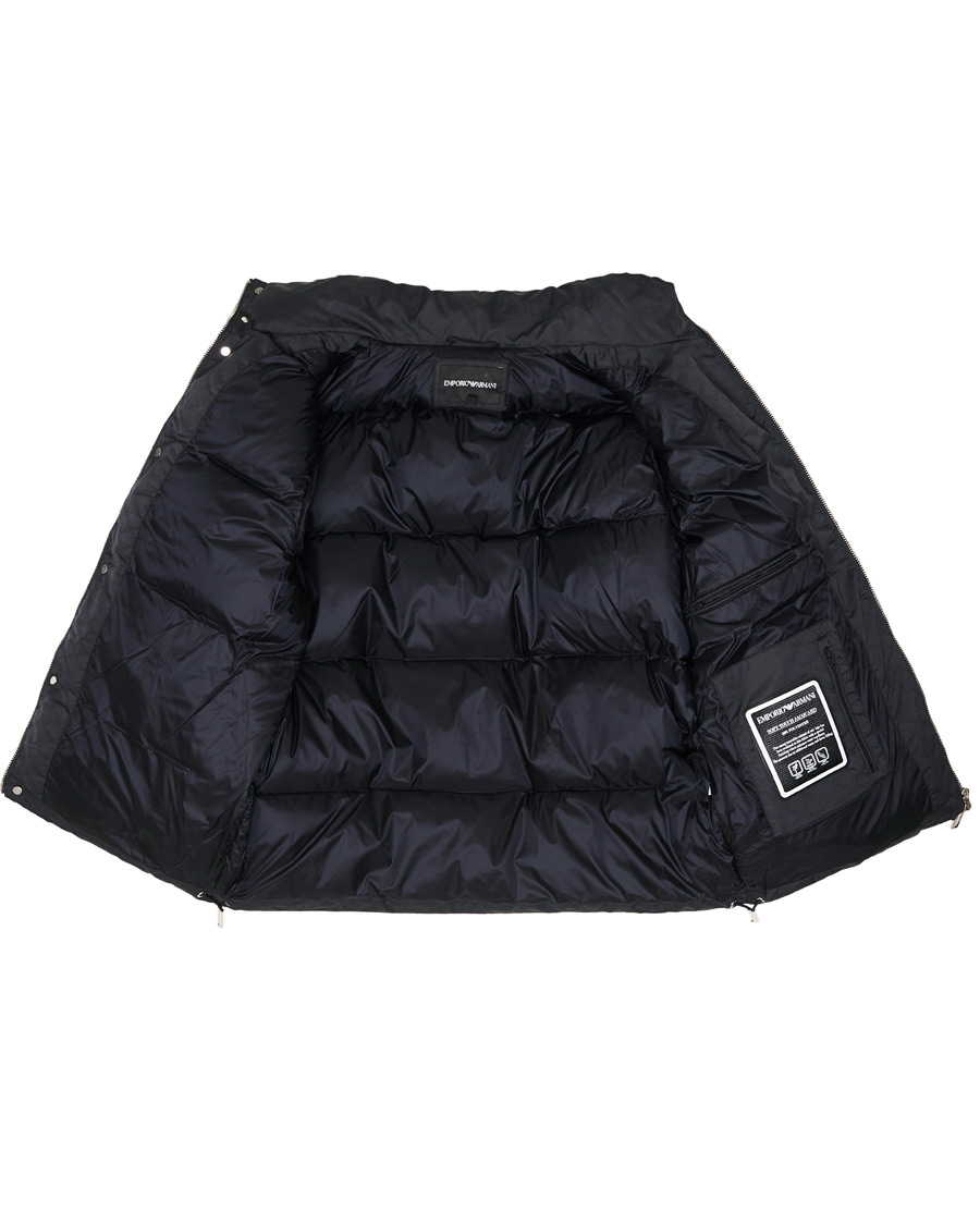 Mies | Takit | Emporio Armani | Tonal Logo Down Jacket Navy