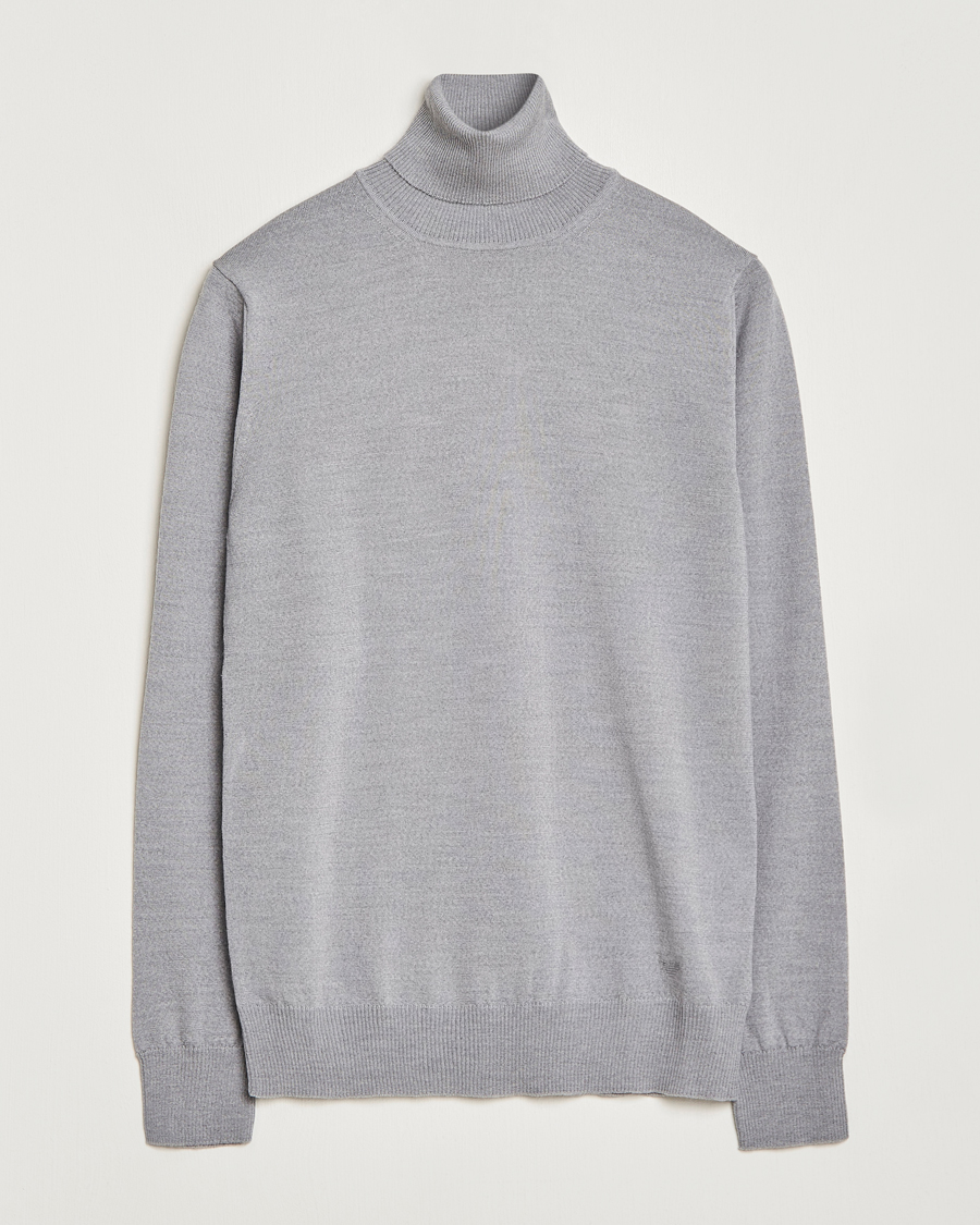 Mies | Puserot | Emporio Armani | Knitted Merio Polo Grey