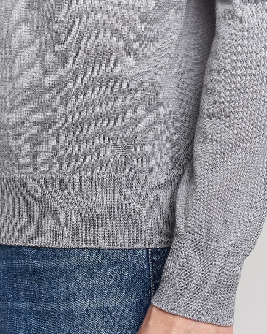 Mies | Puserot | Emporio Armani | Knitted Merio Polo Grey