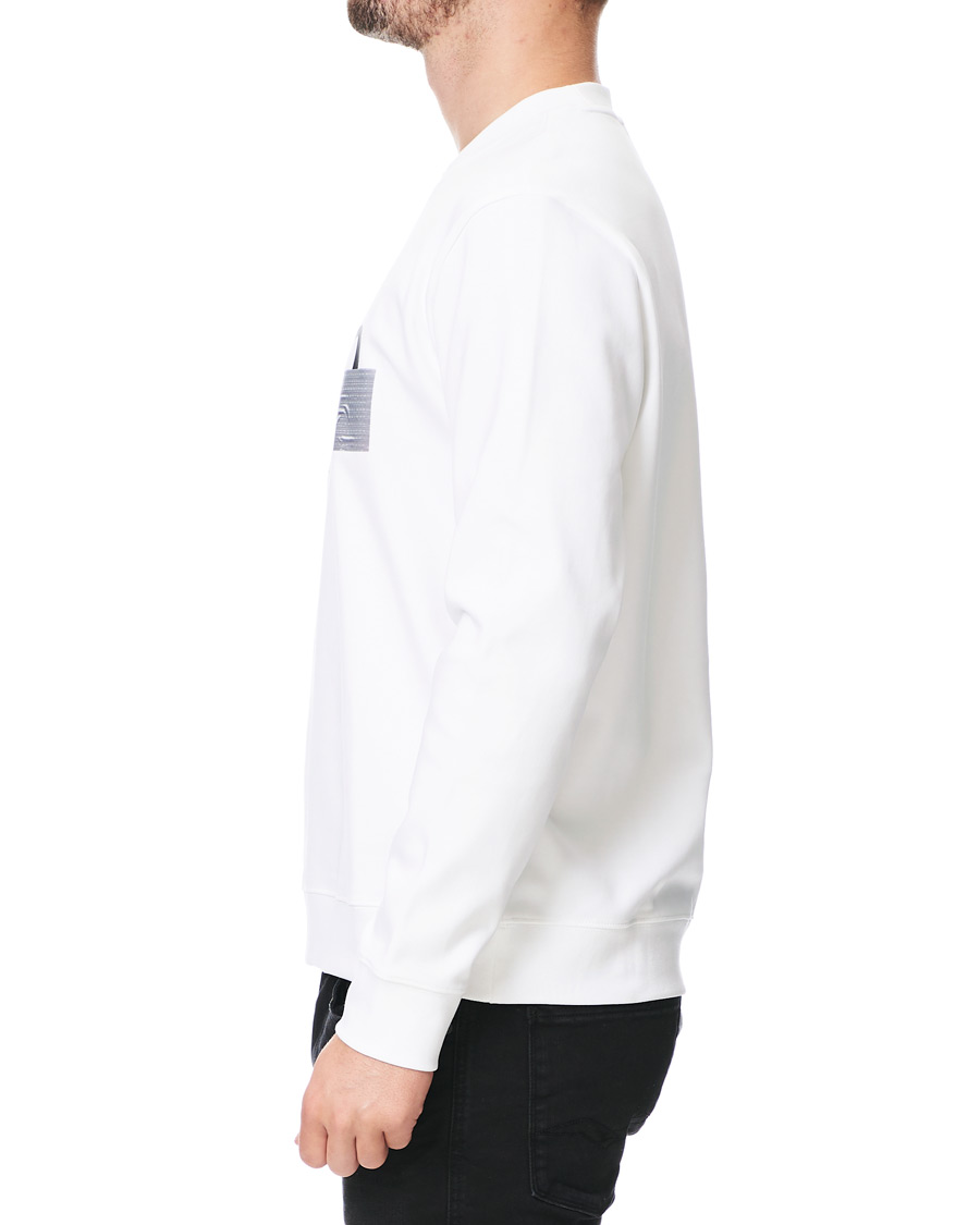 Mies | Puserot | HUGO | Dicago Logo Crew Neck Sweatshirt White