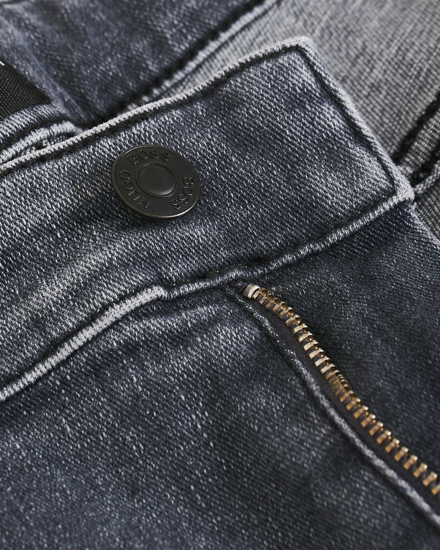 Mies | Farkut | BOSS BLACK | BOSS Delaware Slim Fit Stretch Jeans Medium Grey