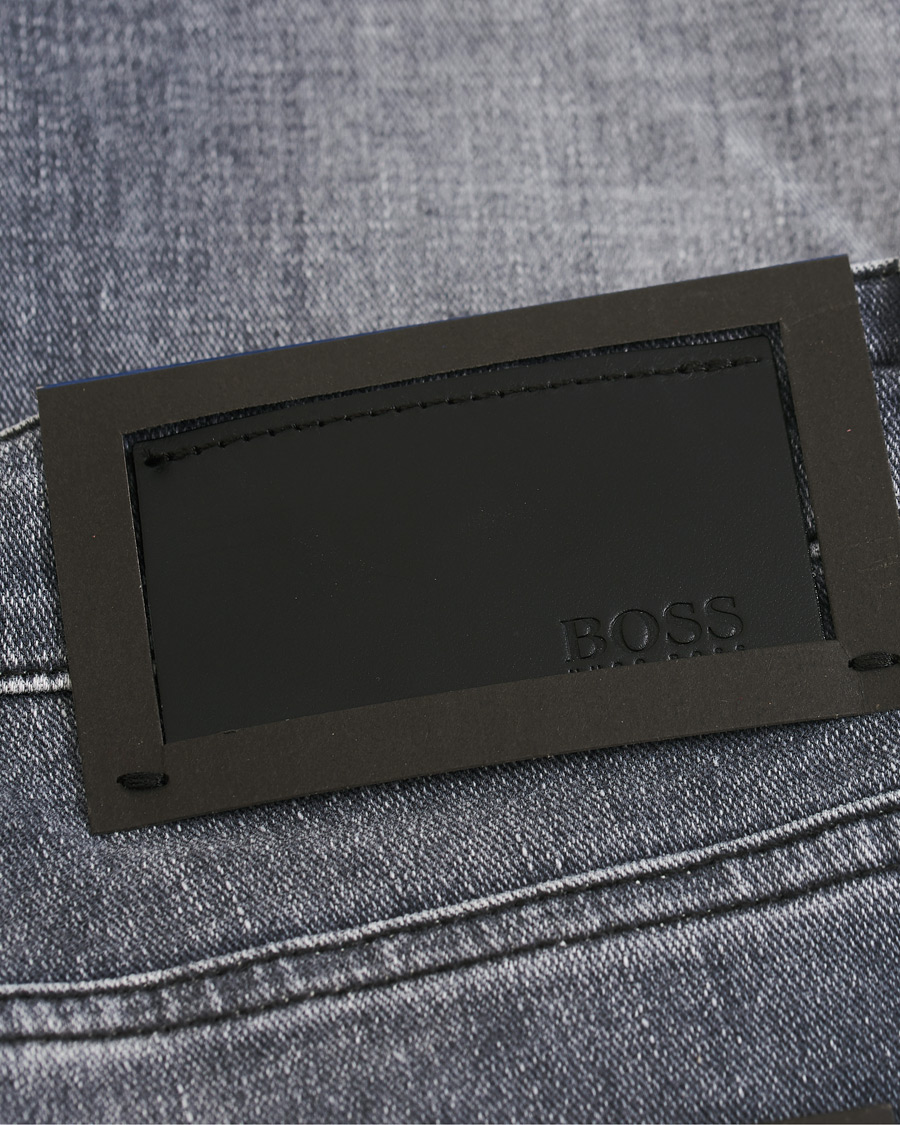 Mies | Farkut | BOSS BLACK | BOSS Delaware Slim Fit Stretch Jeans Medium Grey