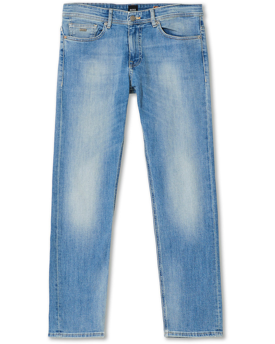 Mies | Farkut | BOSS ORANGE | BOSS Casual Delaware Slim Fit Stretch Jeans Aqua