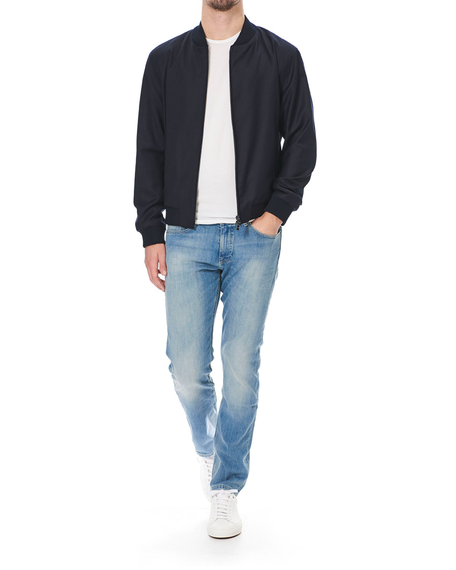 Mies | Farkut | BOSS ORANGE | BOSS Casual Delaware Slim Fit Stretch Jeans Aqua