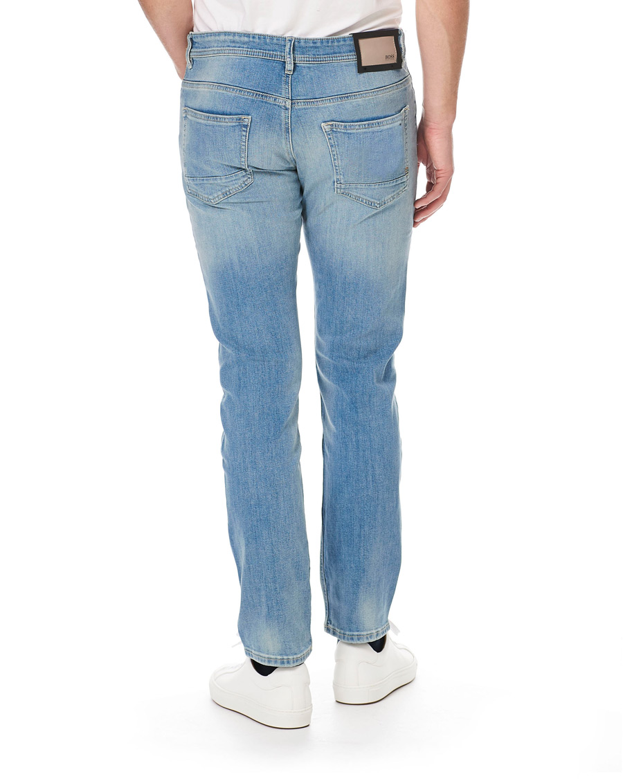 Mies | Farkut | BOSS ORANGE | BOSS Casual Delaware Slim Fit Stretch Jeans Aqua