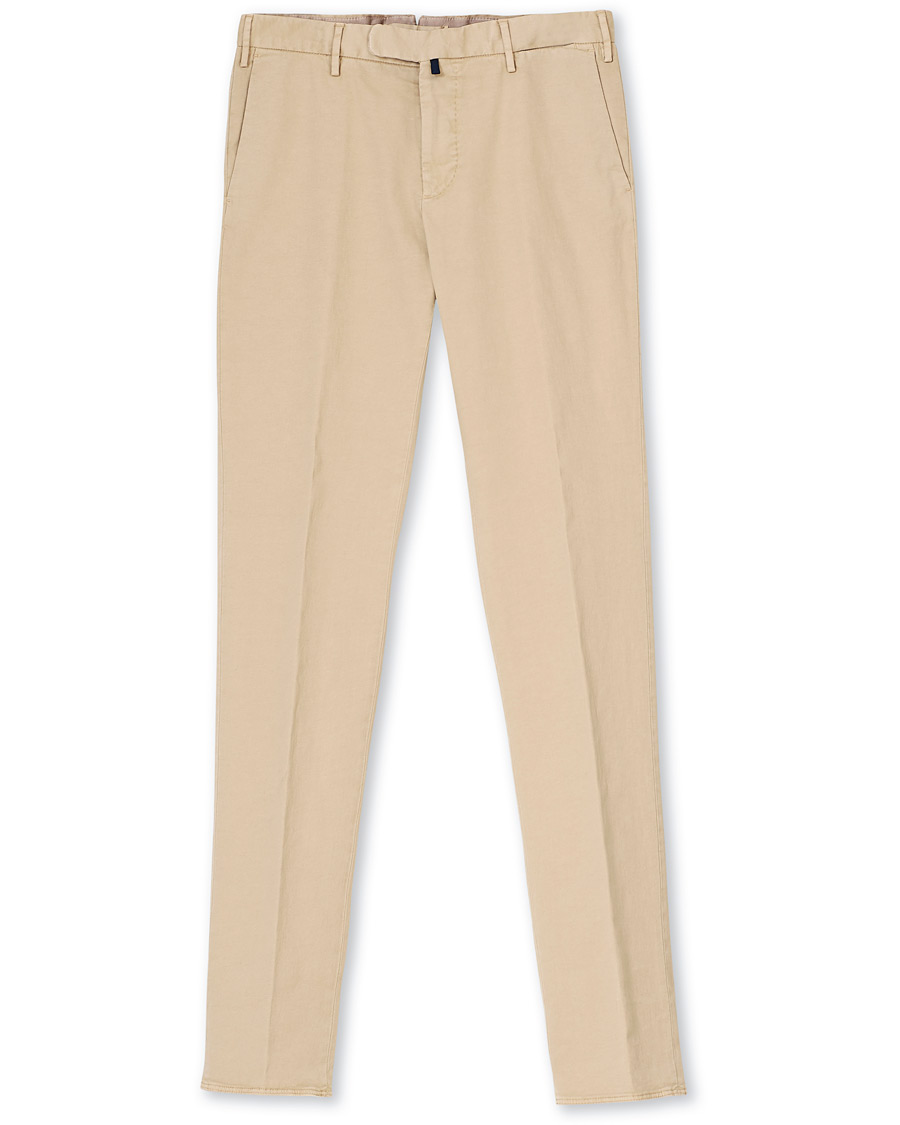 Mies | Housut | Incotex | Slim Fit Comfort Chino Beige