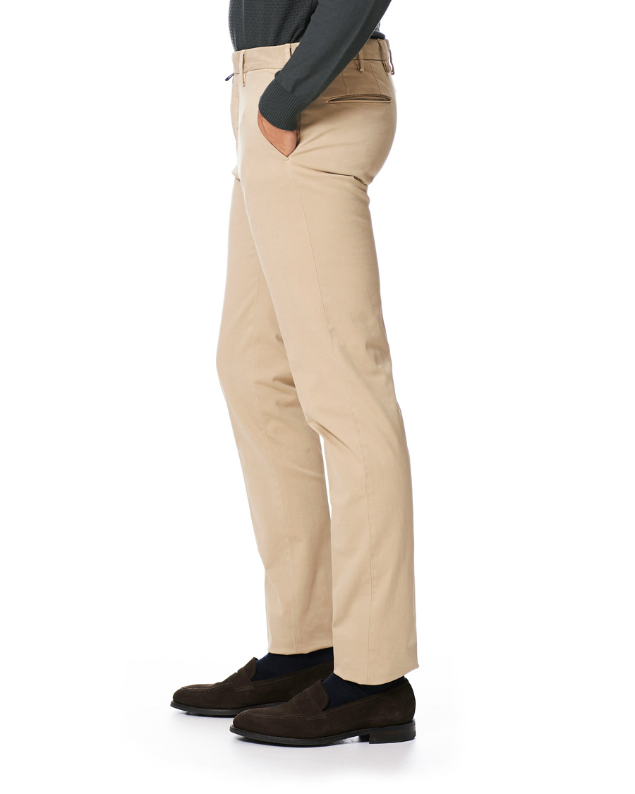 Mies | Housut | Incotex | Slim Fit Comfort Chino Beige