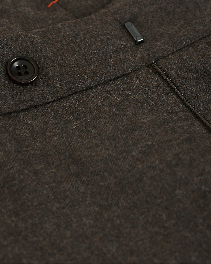 Mies | Housut | Morris | Rodney Flannel Trousers Brown