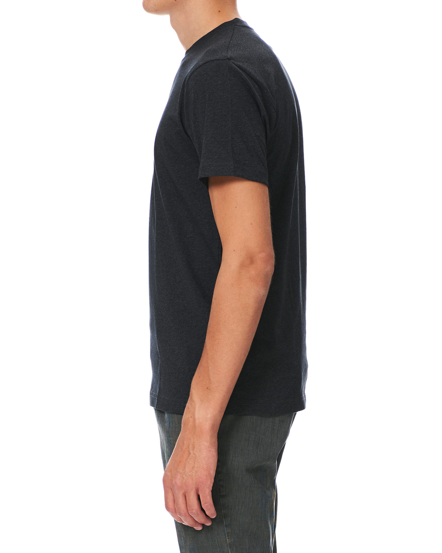 Mies | T-paidat | Sunspel | Riviera Organic Tee Charcoal Melange