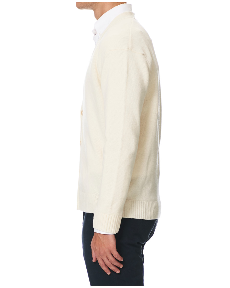Mies | Puserot | NN07 | Björn Wool Cardigan Cream
