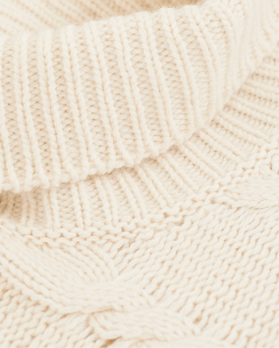 Mies | Puserot | Nudie Jeans | Didrik Braided Rollneck Dusty White